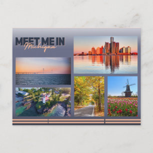 Pure Michigan Landmarks Postcard
