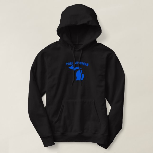 Pure Michigan Vacation Water Lake Fun Gift Idea  Hoodie (Design Front)