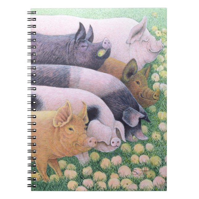 Pure Pleasure Spiral Notebook (Front)