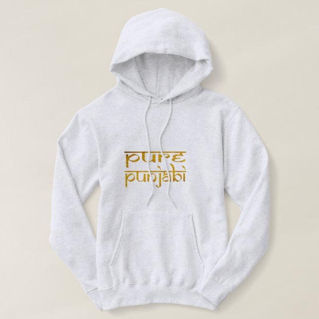 Pure punjabi hoodie t-shirt design (Design Front)