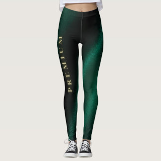 Pure Serenity Green Minimalist Nature Legging