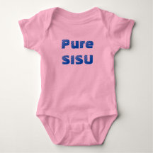 Pure SISU Finnish Baby One-Piece (Pink)