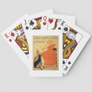 'Pure Sterilised Milk from La Vingeanne', 1894 (co Playing Cards