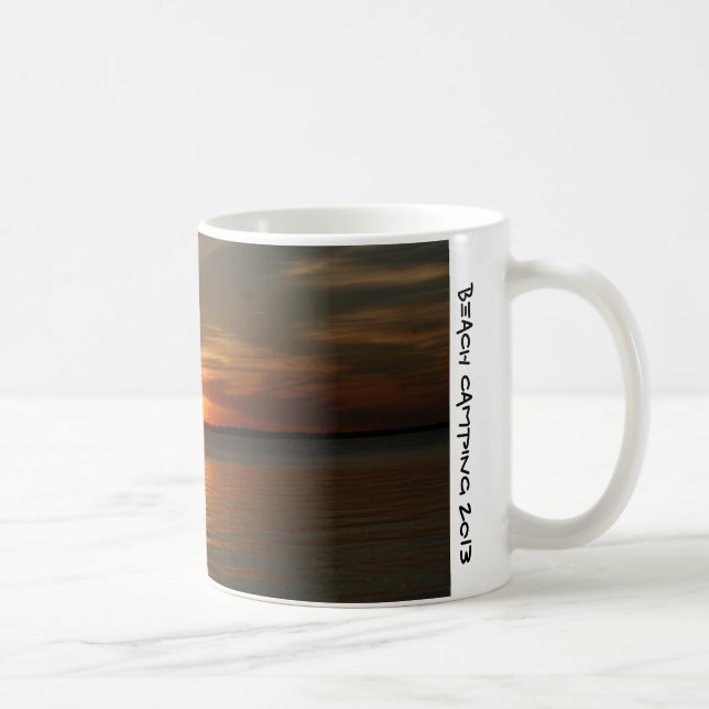 Pure sunset on the beach coffee mug (Right)