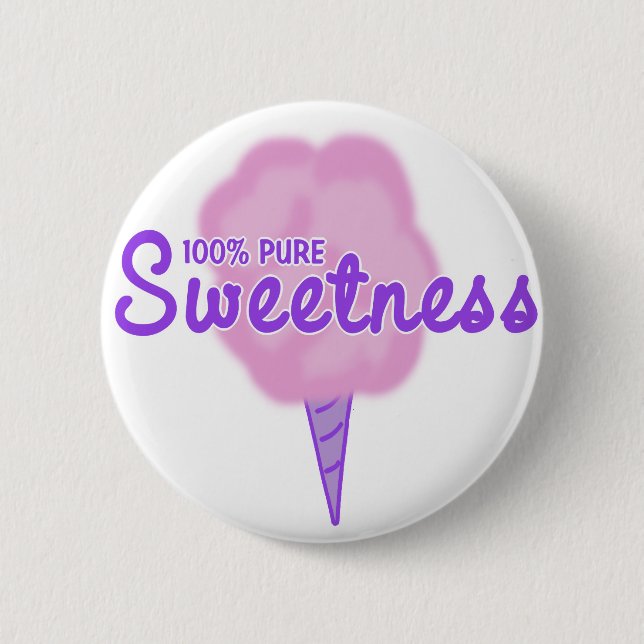 Pure Sweetness 6 Cm Round Badge (Front)