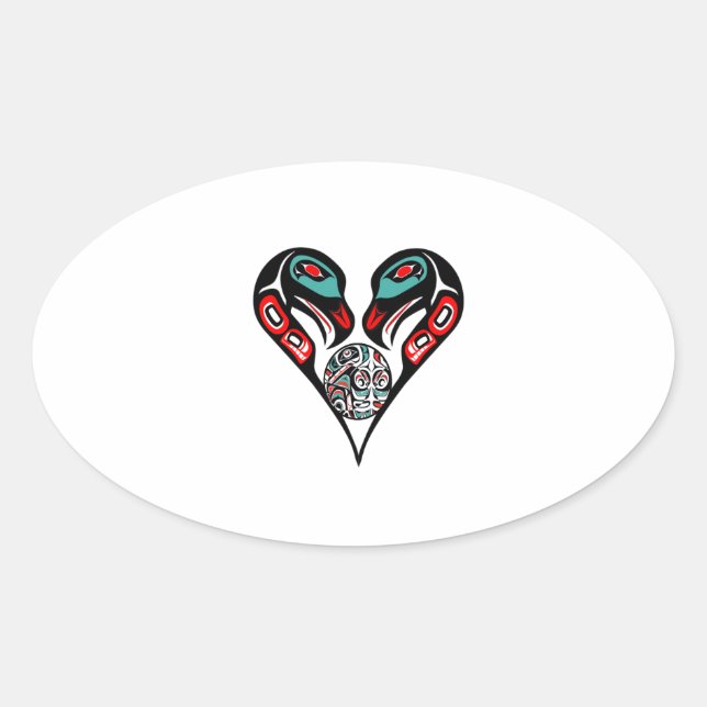 PURE THIS LOVE OVAL STICKER (Front)