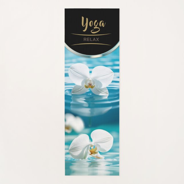 Pure Water Petals - Yoga Mat (Front)