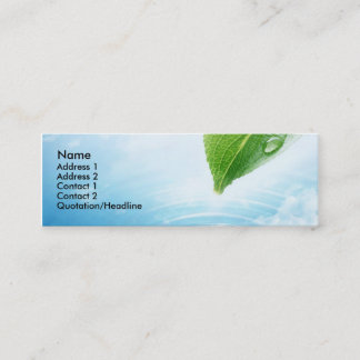 Pure Water profile card template