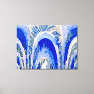 Pure waters run deep art canvas print