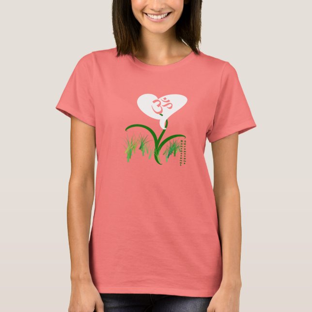 Pure White Anahata T-Shirt (Front)