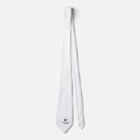 Pure White Elegant Monogram + Name