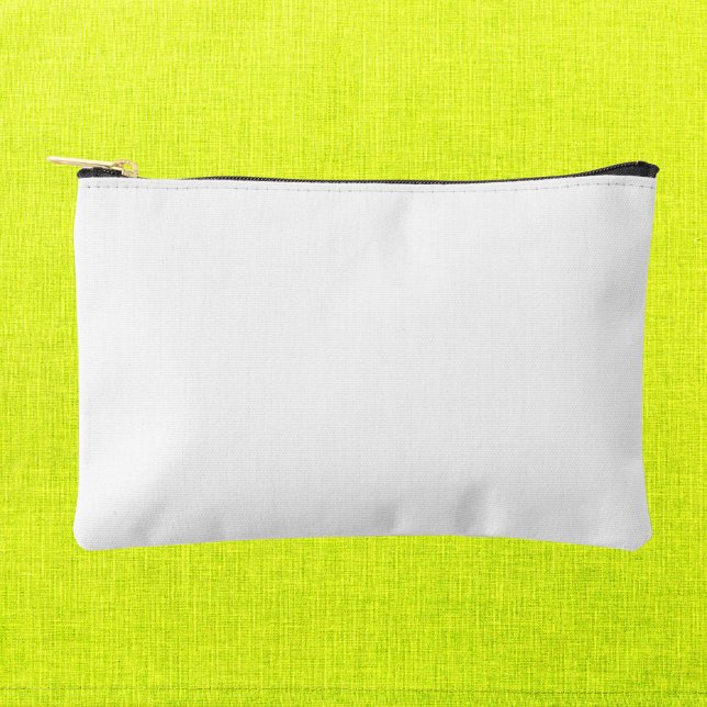 Pure White Solid Colour Accessory Pouch (Creator Uploaded)
