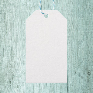 Pure White Solid Colour Gift Tags