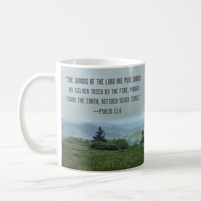Pure Words Christian Coffee Mug (Left)