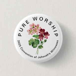 Pure Worship 2025 Convention JW 3 Cm Round Badge