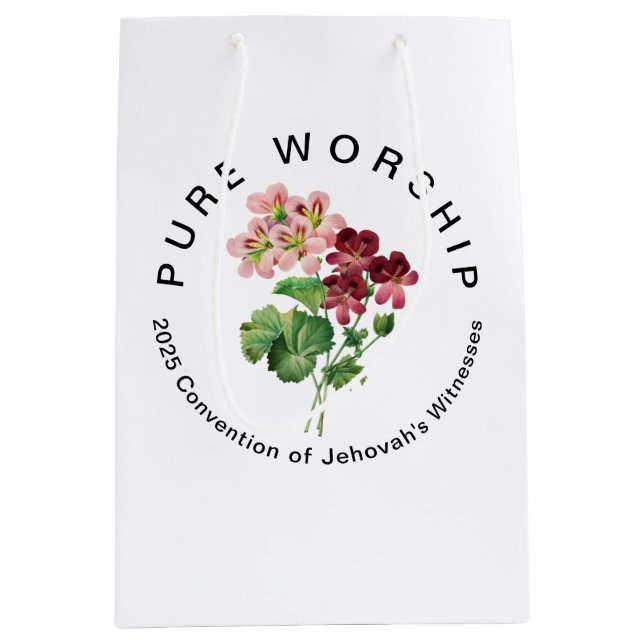 Pure Worship 2025 Convention | JW Medium Gift Bag (Front)