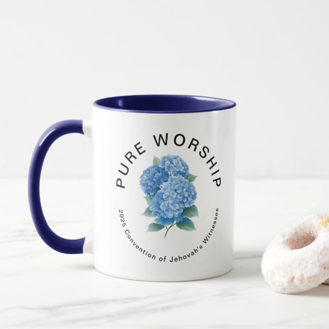Pure Worship 2025 Convention | JW Mug (With Donut)