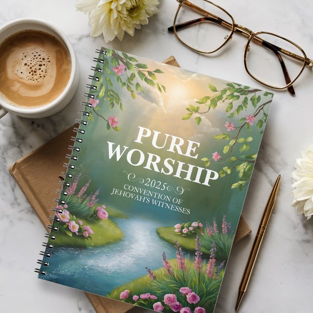 Pure Worship 2025 Convention JW Spiral Notebook (Creator Uploaded)
