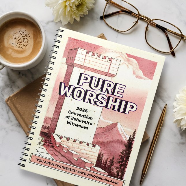 Pure Worship Convention 2025 JW Custom Gift Spiral Notebook (Creator Uploaded)
