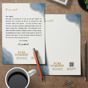 Pure Worship JW 2025 Custom Letter Writing Letterhead