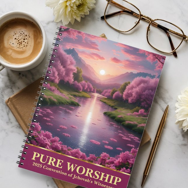 Pure Worship JW Convention 2025 Gifts Spiral Notebook (Creator Uploaded)