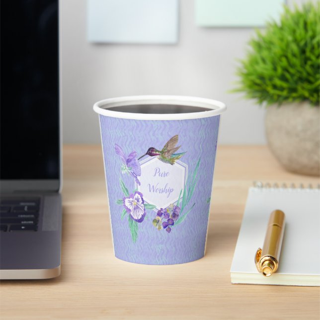 Pure Worship JW convention Paper Cups (Insitu)