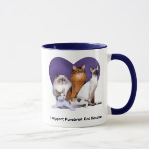 Purebred Cat Rescue Mug