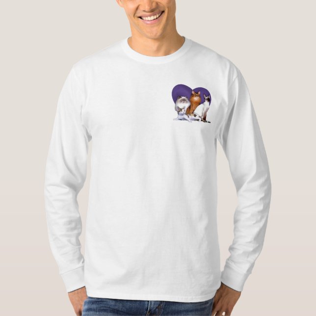 Purebred Cat Rescue Shirt (Front)