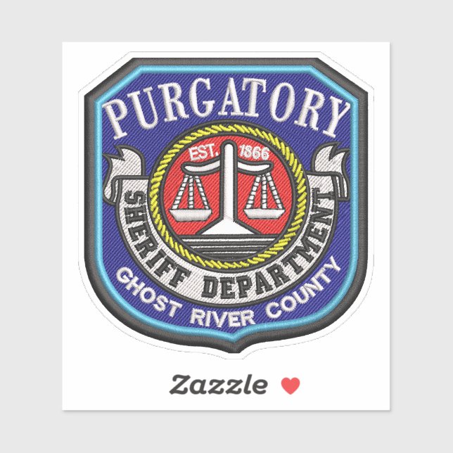 Purgatory Sheriff sticker (Sheet)