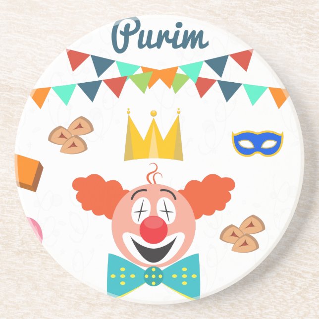 purim coaster (Front)