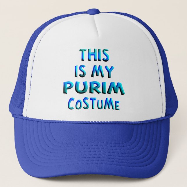 Purim Costume Trucker Hat (Front)