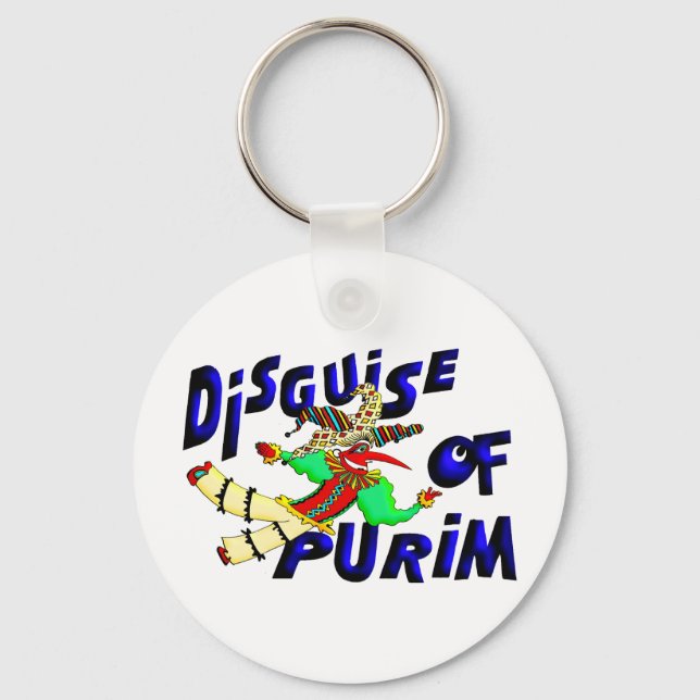 Purim Disguise Key Ring (Front)