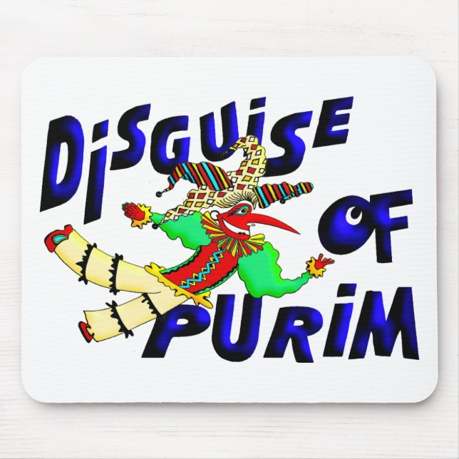 Purim Disguise Mouse Pad (Front)