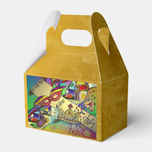 Purim Esther Celebration Light Art Print Favour Box