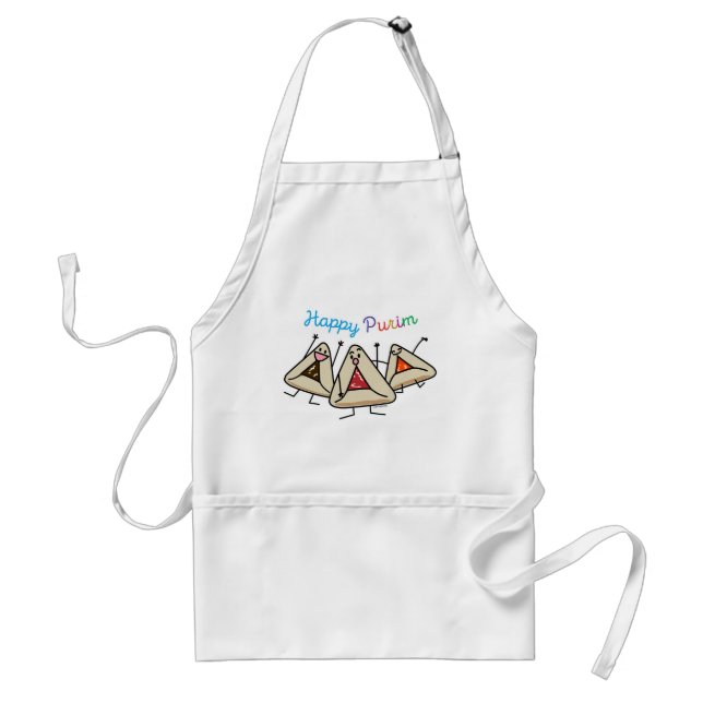Purim hamantaschen pastry Sameach Oznei Haman Standard Apron (Front)