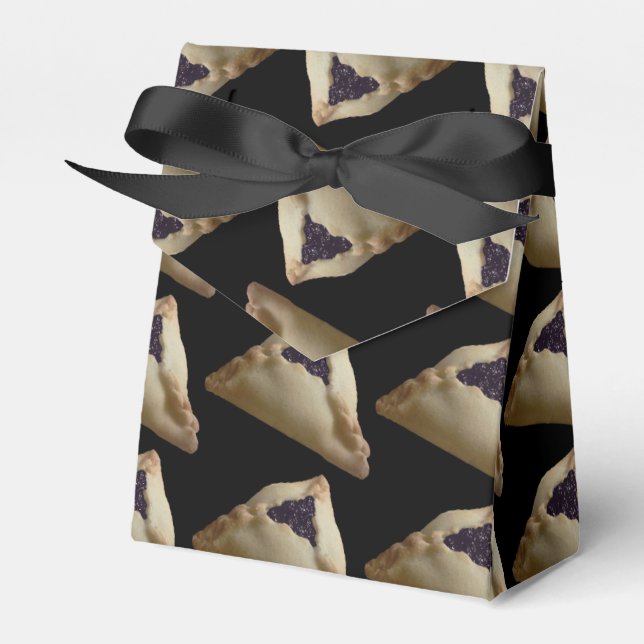 Purim Hamentashen - Shalach Manot Favour Box (Front Side)