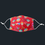 Purim Jewish Holiday Festival Cute Clowns Pattern Cloth Face Mask<br><div class="desc">Purim Jewish Holiday Festival Cute Clowns Mask Carnival Pattern. Home > Health & Personal Care > Face Masks. Kids Party Decoration Jewish Holiday Gifts Traditional symbols. Hamantaschen cookies,  gragger toy noisemaker,  clowns,  balloons,  masks,  stars of David,  confetti. Carnival / Birthday / Social Distance / Self Care</div>