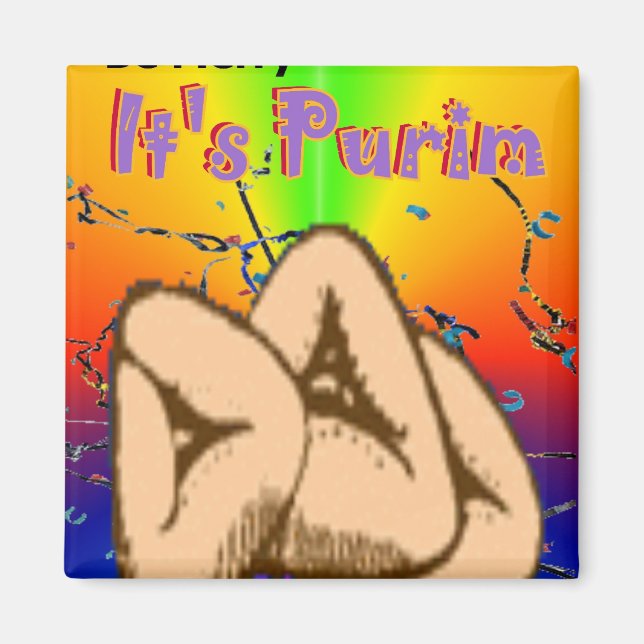 Purim Magnet (Front)
