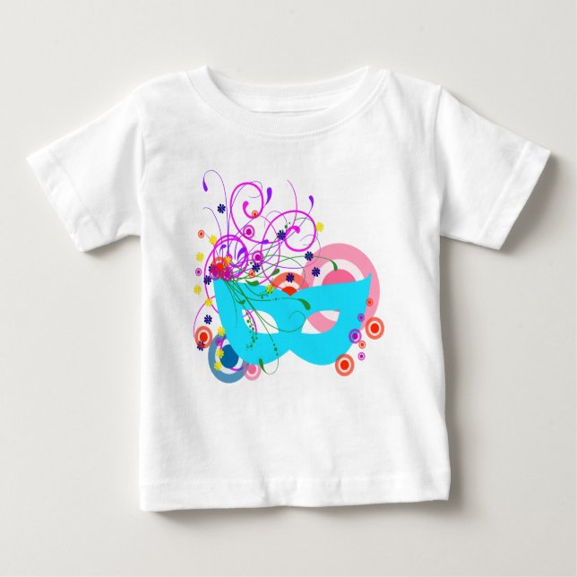 Purim Mask Baby T-Shirt (Front)