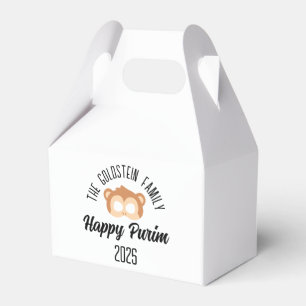 Purim monkey mask masquerade costume favour box