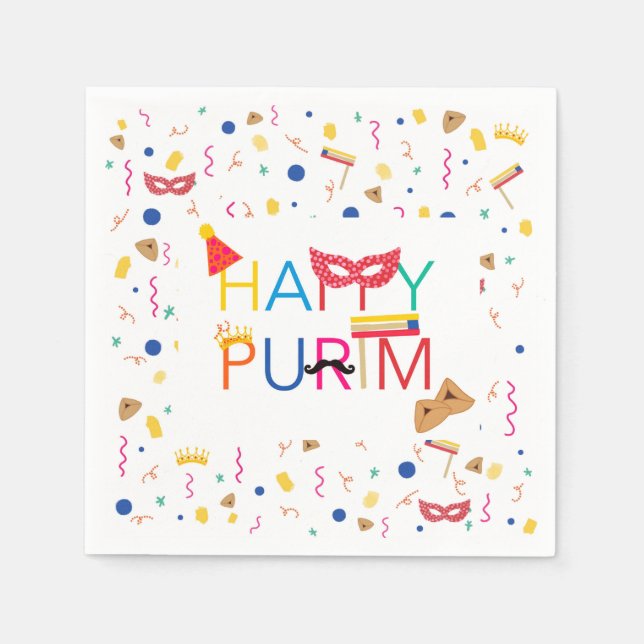 Purim Napkins (Front)