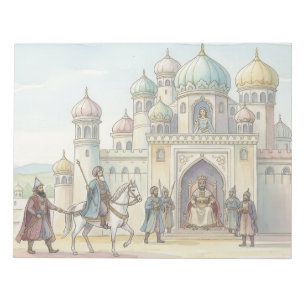 Purim Palace Placemat Festive Party Notepad