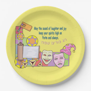 Purim Paper Plate