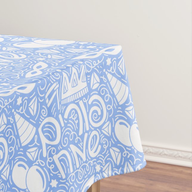 Purim Party Tablecloth (In Situ)
