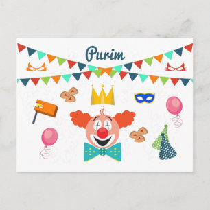 purim postcard