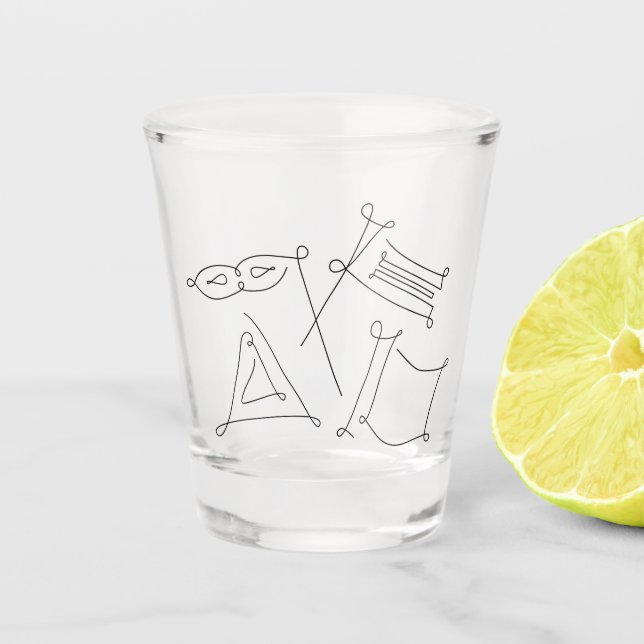 Purim Shot Glass (Front)