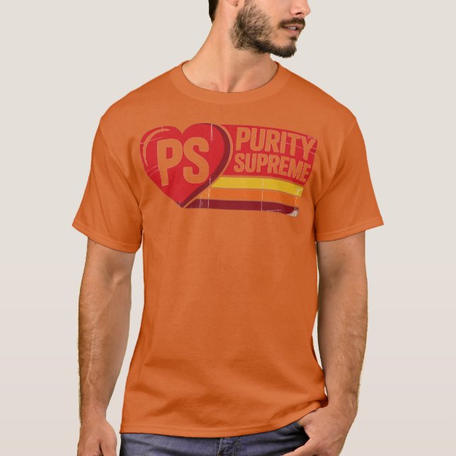 Purity Supreme Retro 1980s T-Shirt (Front)