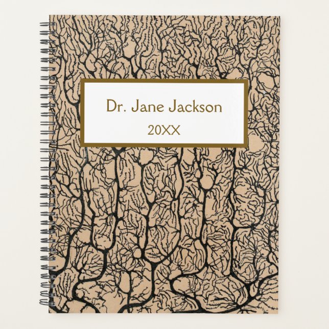 Purkinje Neuron Drawing - Neurologist Planner (Front)
