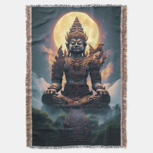 Purnama Agung Hyang Throw Blanket