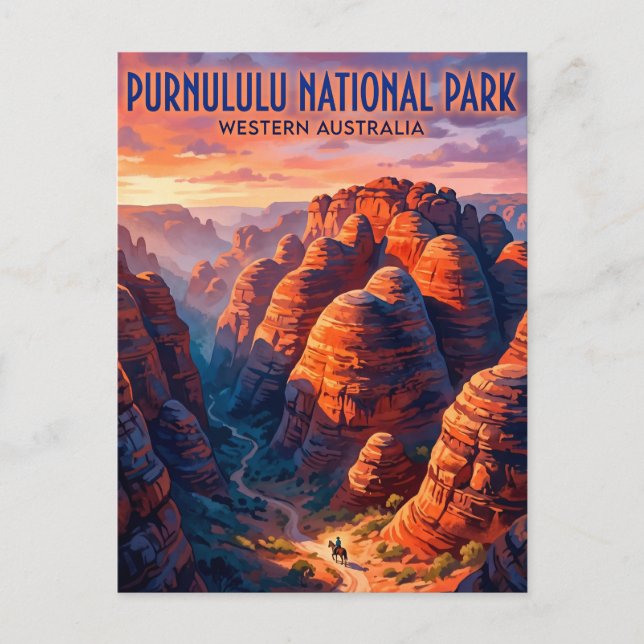 Purnululu National Park Australia Postcard (Front)